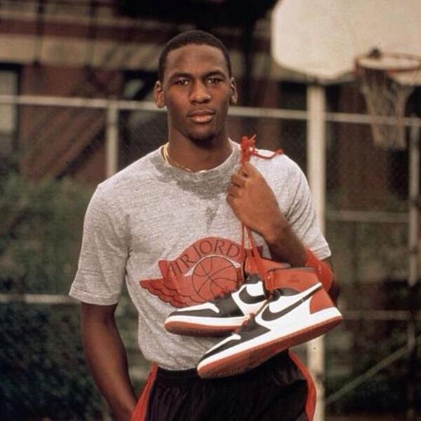 Michael Jordan advertising for Nike