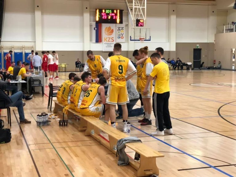 Troti šele 3. v sezoni poraženi na domačem terenu. (Foto: Facebook/KK Žoltasti Troti)